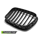 Grill geschikt voor BMW X5 E53 09.99-10.03 glanzend zwart-zwart frame