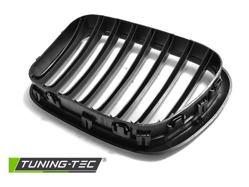 Grill geschikt voor BMW X5 E53 09.99-10.03 glanzend zwart-zwart frame