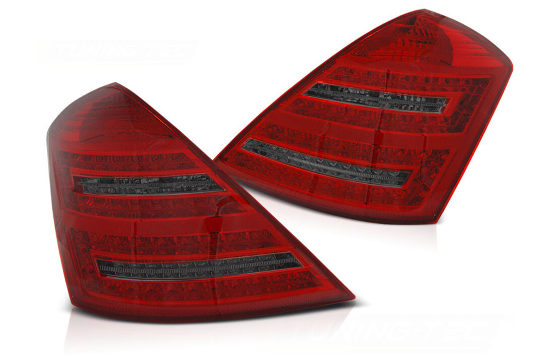 Achterlichten MERCEDES W221 S-KLASSE 05-09 ROOD SMOKE