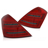 Achterlichten MERCEDES W221 S-KLASSE 05-09 ROOD SMOKE