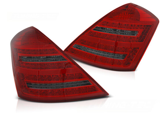 Achterlichten MERCEDES W221 S-KLASSE 05-09 ROOD SMOKE