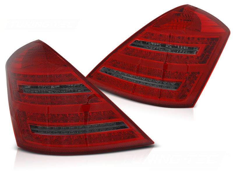 Achterlichten MERCEDES W221 S-KLASSE 05-09 ROOD SMOKE