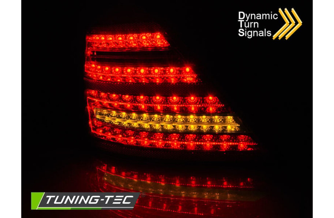 Achterlichten MERCEDES W221 S-KLASSE 05-09 ROOD SMOKE