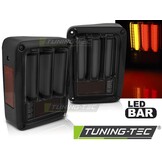 Achterlichten geschikt voor Chrysler Jeep Wrangler JK 07-18 smoke zwart