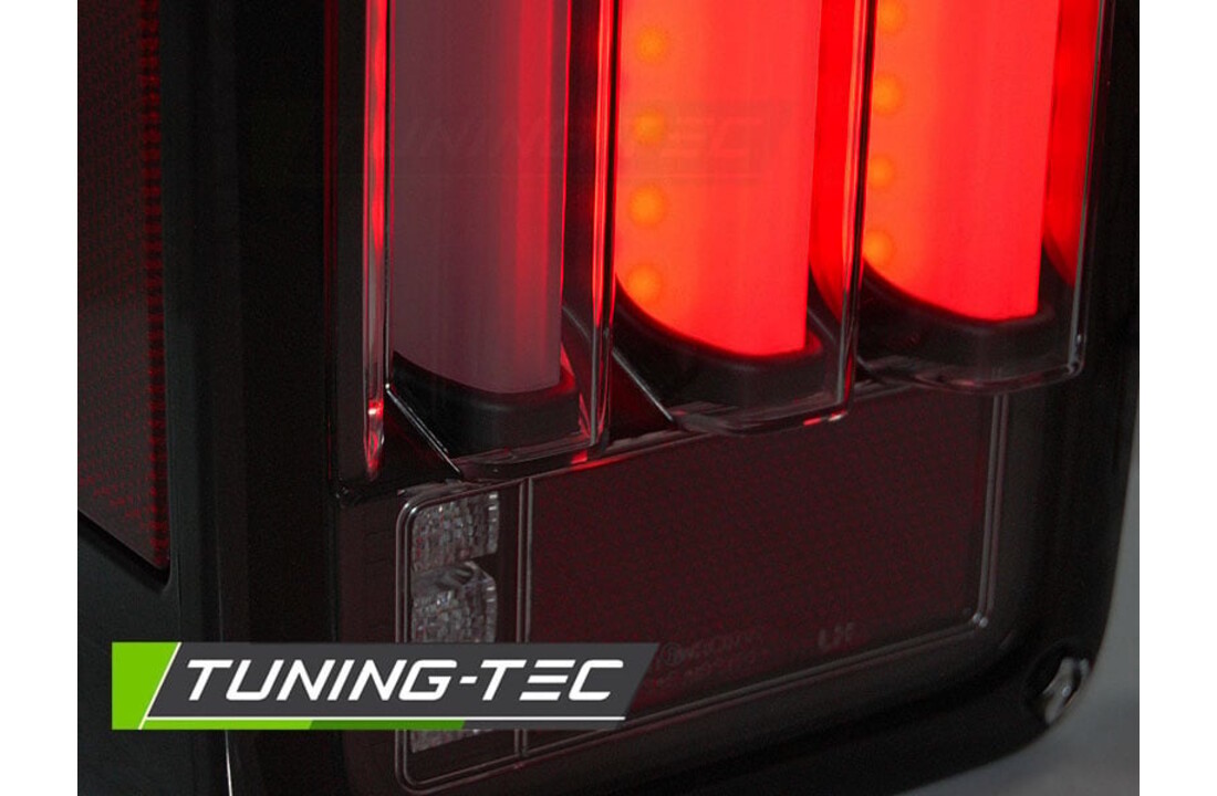 Achterlichten geschikt voor Chrysler Jeep Wrangler JK 07-18 smoke zwart