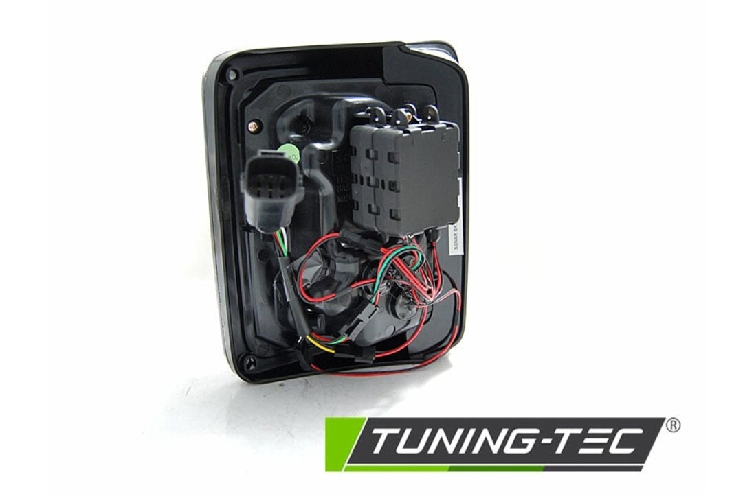 Achterlichten geschikt voor Chrysler Jeep Wrangler JK 07-18 smoke zwart