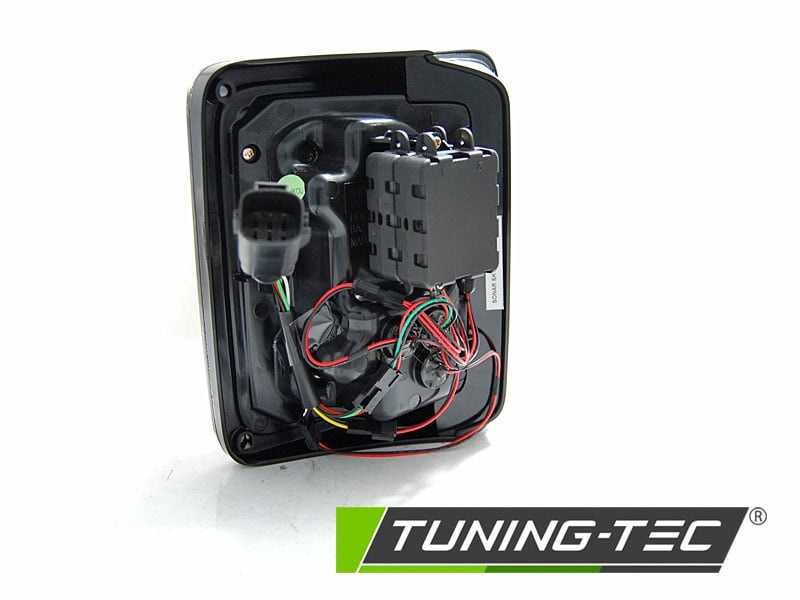 Achterlichten geschikt voor Chrysler Jeep Wrangler JK 07-18 smoke zwart