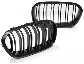 Grill geschikt voor BMW F20/F21 LCI 15-18 mat zwart design