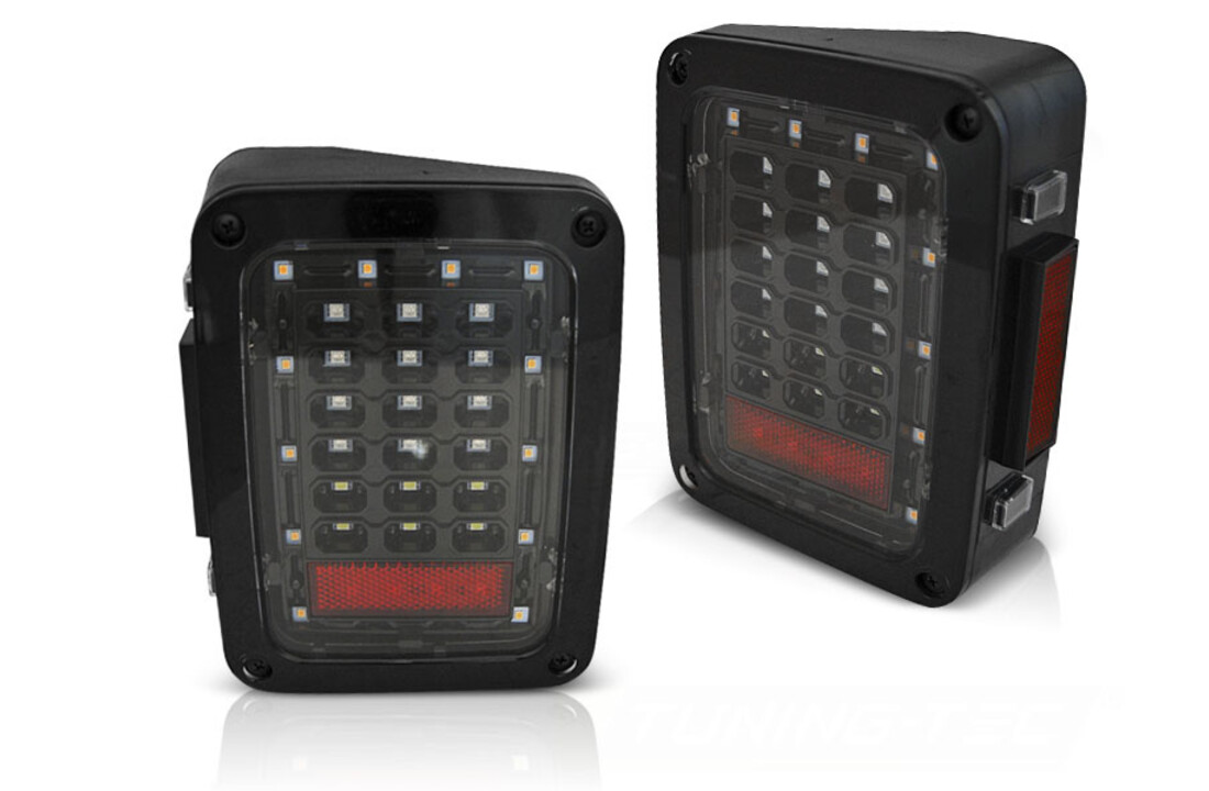 Achterlichten geschikt voor Chrysler Jeep Wrangler JK 07-18 zwart