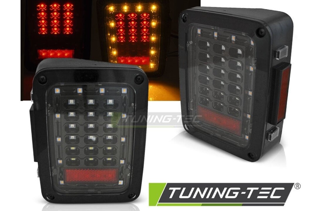 Achterlichten geschikt voor Chrysler Jeep Wrangler JK 07-18 zwart