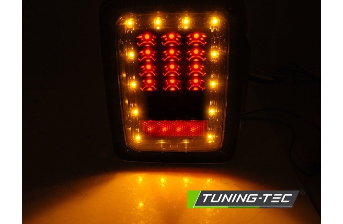 Achterlichten geschikt voor Chrysler Jeep Wrangler JK 07-18 zwart