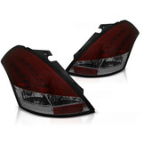 Achterlichten geschikt voor Suzuki Swift V 10-17 rood smoke