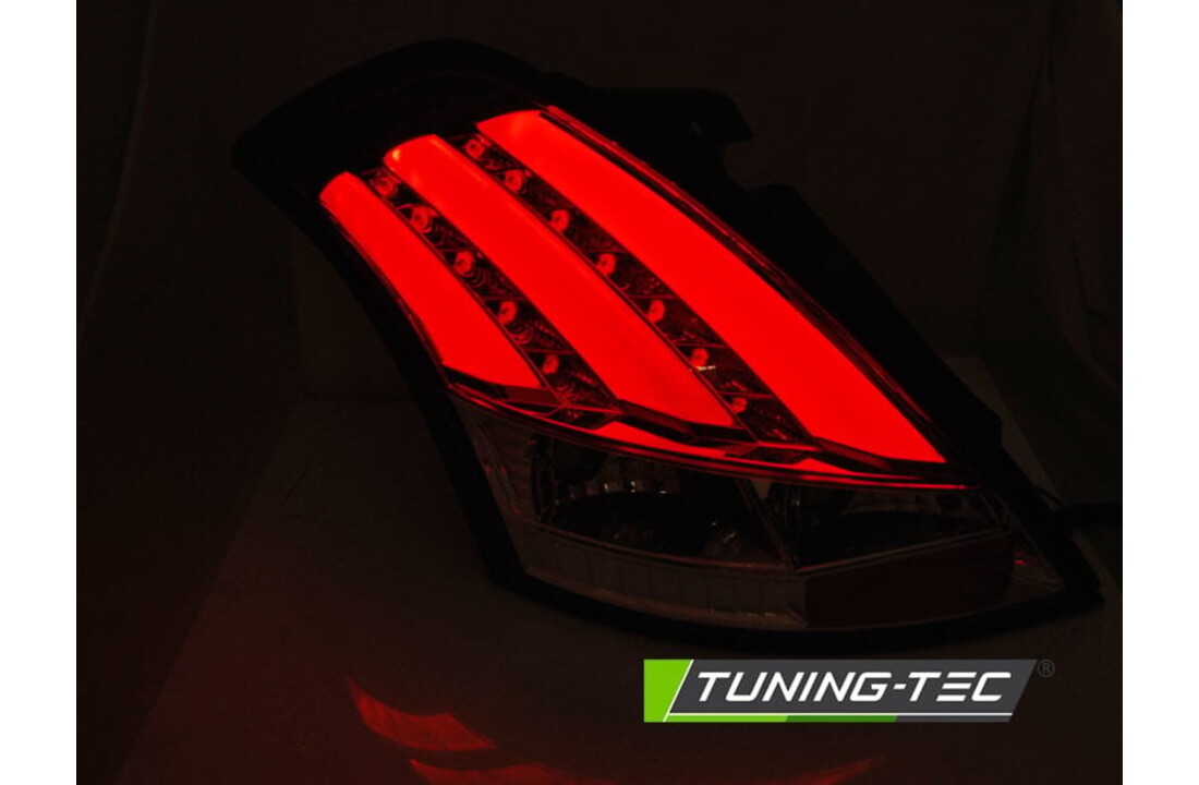 Achterlichten geschikt voor Suzuki Swift V 10-17 rood smoke