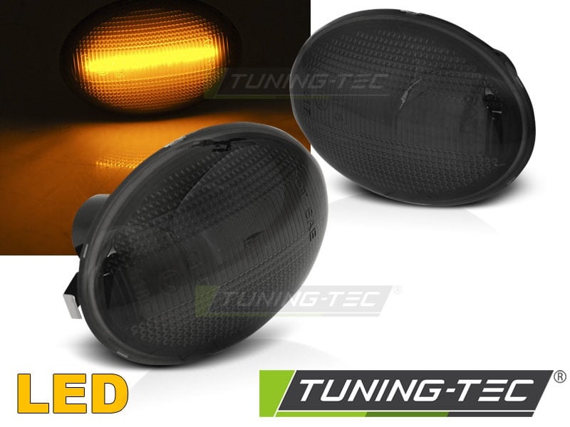 Zijkant knipperlichten geschikt voor Mini Cooper R56/R57/R58/R59 06-14 smoke LED