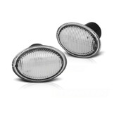 Zijkant knipperlichten geschikt voor Fiat 500 07-, Ford KA 08-, Lancia Ypsilon 04- wit LED