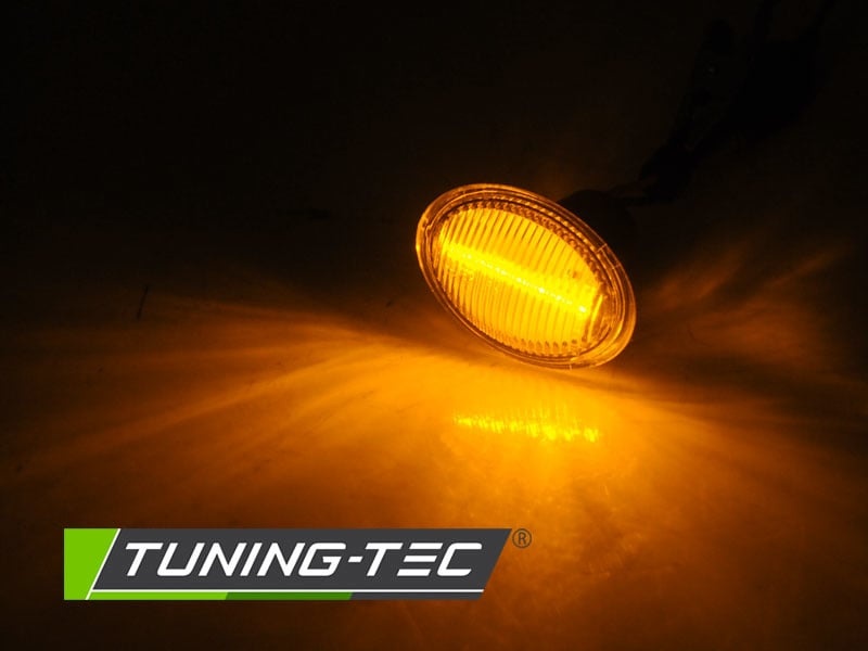 Zijkant knipperlichten geschikt voor Fiat 500 07-, Ford KA 08-, Lancia Ypsilon 04- wit LED