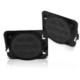 Zijkant knipperlichten geschikt voor Chrysler Jeep Wrangler JK 07-18 LED smoke