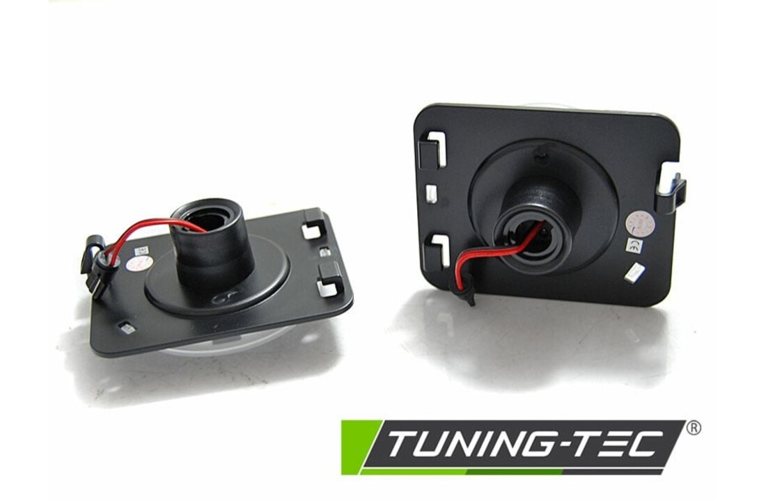 Zijkant knipperlichten geschikt voor Chrysler Jeep Wrangler JK 07-18 LED smoke