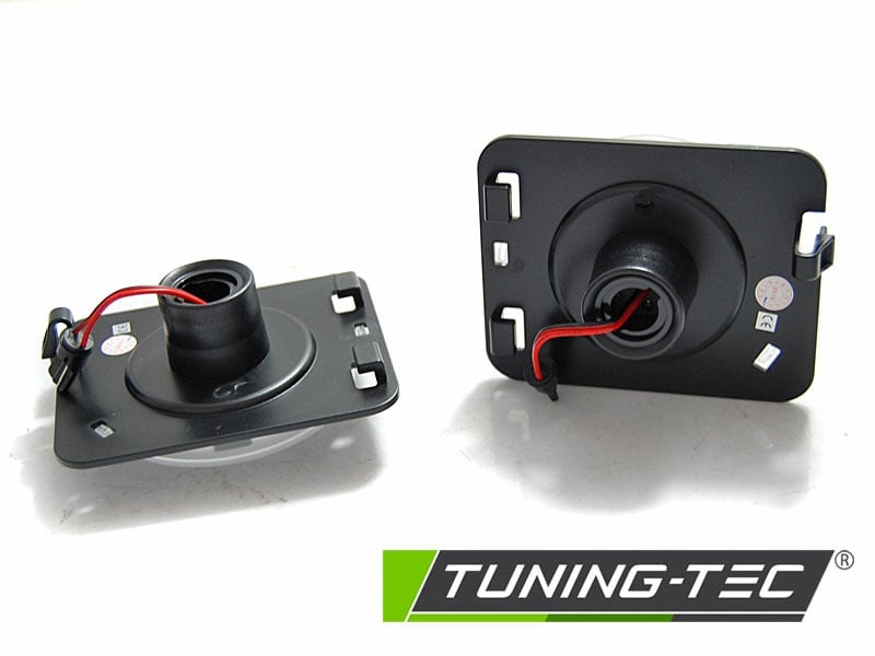 Zijkant knipperlichten geschikt voor Chrysler Jeep Wrangler JK 07-18 LED smoke