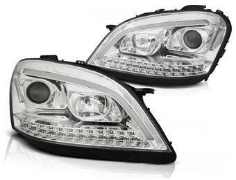 Koplampen met parkeerlicht geschikt voor Mercedes W164 ML M-Klasse 05-07 chroom