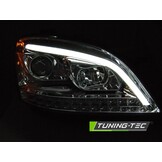 Koplampen met parkeerlicht geschikt voor Mercedes W164 ML M-Klasse 05-07 chroom