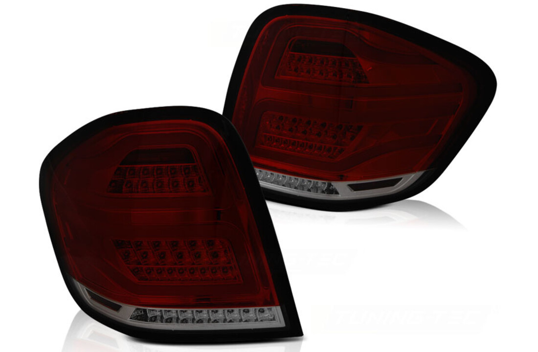 Achterlichten geschikt voor Mercedes M-Klasse W164 09-11 rood smoke