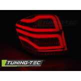 Achterlichten geschikt voor Mercedes M-Klasse W164 09-11 rood smoke