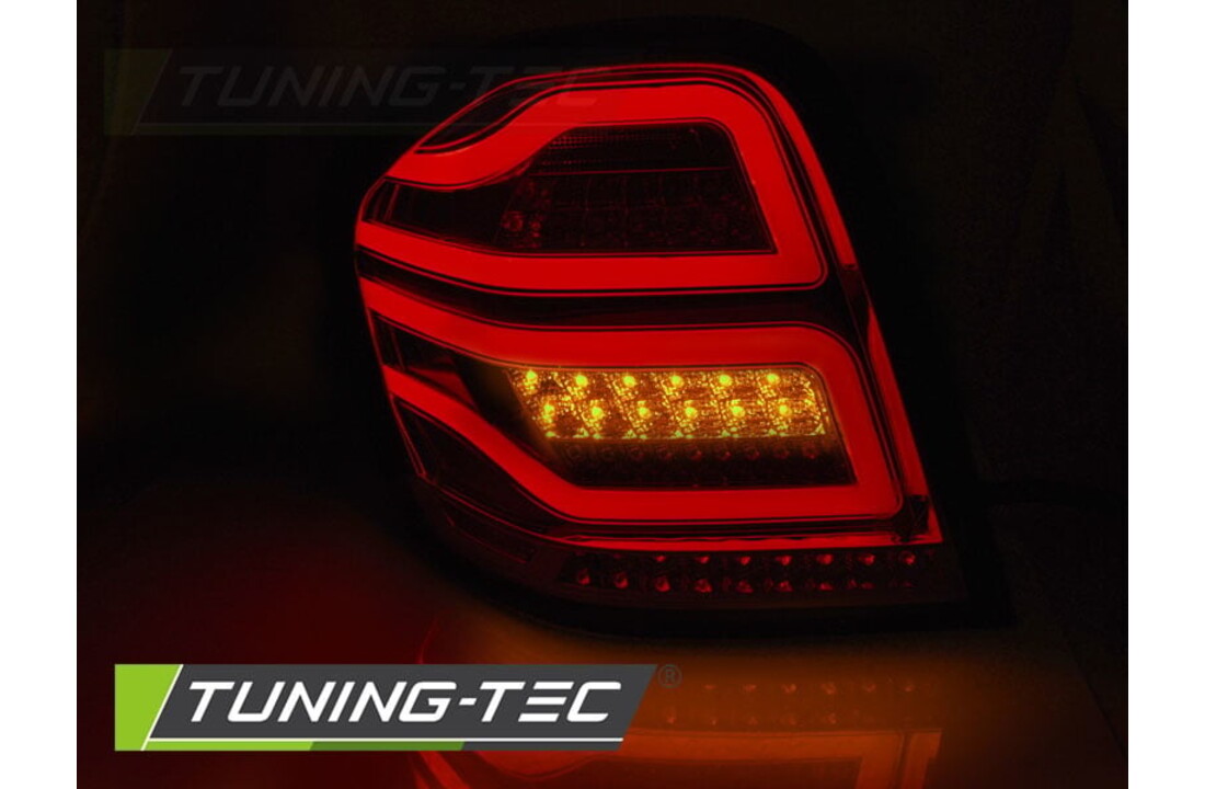 Achterlichten geschikt voor Mercedes M-Klasse W164 09-11 rood smoke