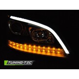 Koplampen met parkeerlicht geschikt voor Mercedes W164 ML M-Klasse 05-07 - zwart