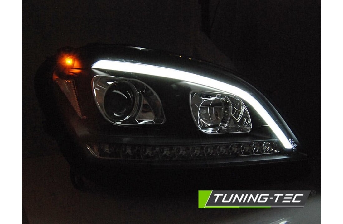 Koplampen met parkeerlicht geschikt voor Mercedes W164 ML M-Klasse 05-07 - zwart