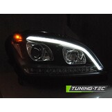 Koplampen met parkeerlicht geschikt voor Mercedes W164 ML M-Klasse 05-07 - zwart