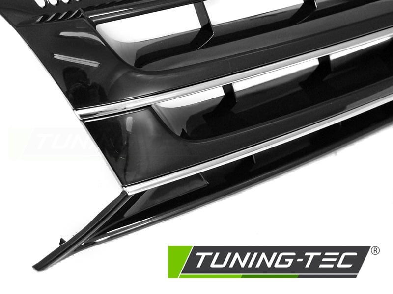 Grill chroom zwart geschikt voor VW T5 10-15 bus multivan