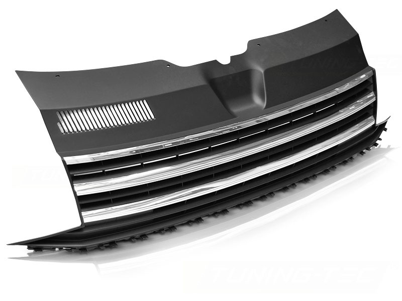 Grill geschikt voor VW T6 15-19 chroom zwart