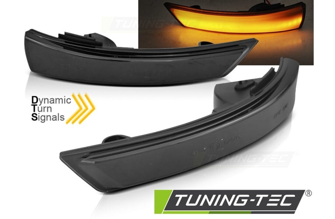 Knipperlichten spiegel geschikt voor Ford Focus 08-18/Mondeo 10-14 LED smoke