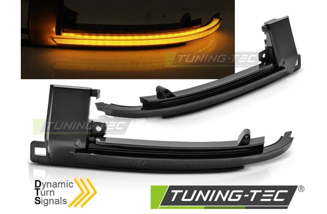Knipperlichten spiegel smoke geschikt voor Audi A3 08-10/A4 07-10/A5 07-10/A6 08-10/Q3 11-17