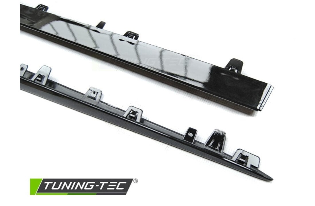 Sideskirts geschikt voor Mercedes W213 16-19 glanzend zwart