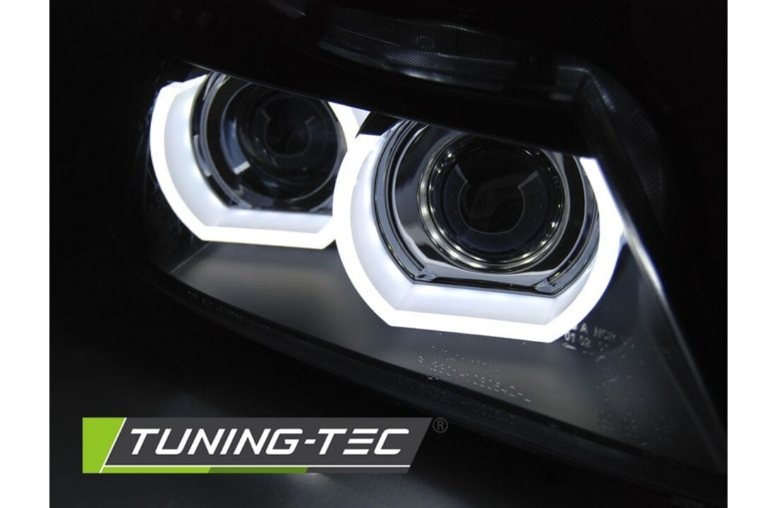 Koplampen Xenon geschikt voor BMW E90/E91 09-11 zwart