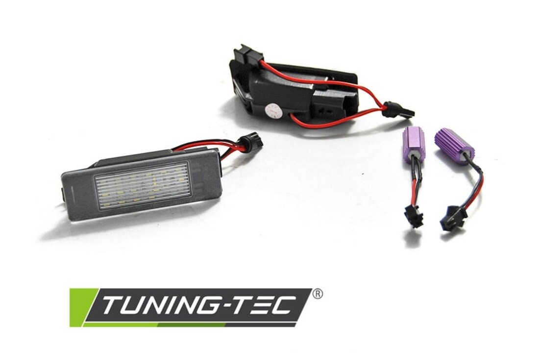 Kentekenverlichting LED geschikt voor Nissan Qashqai, Juke, Navara, MB Sprinter, Vito, Viano