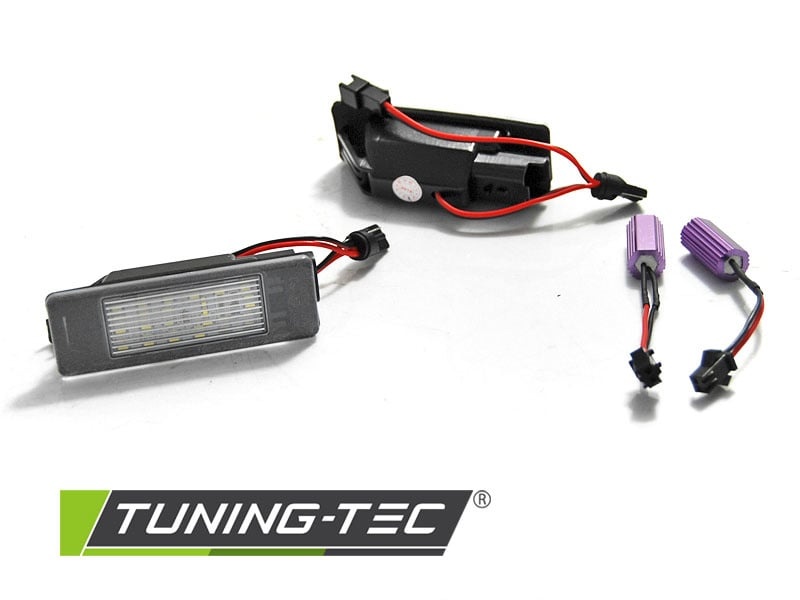 Kentekenverlichting LED geschikt voor Nissan Qashqai, Juke, Navara, MB Sprinter, Vito, Viano