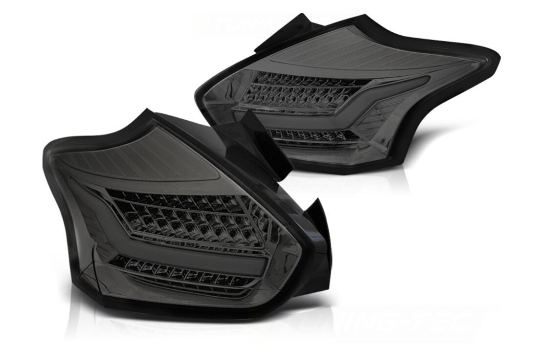 Achterlichten geschikt voor Ford Focus 3 15-18 hatchback smoke seq LED