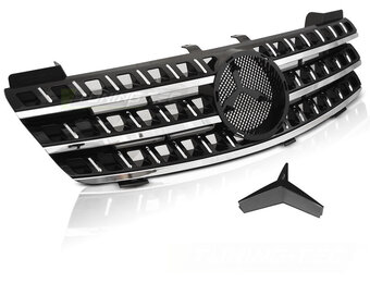 Grill geschikt voor Mercedes W164 05-08 zwart chroom