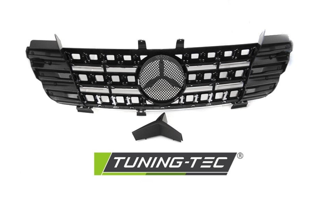 Grill geschikt voor Mercedes W164 05-08 zwart chroom