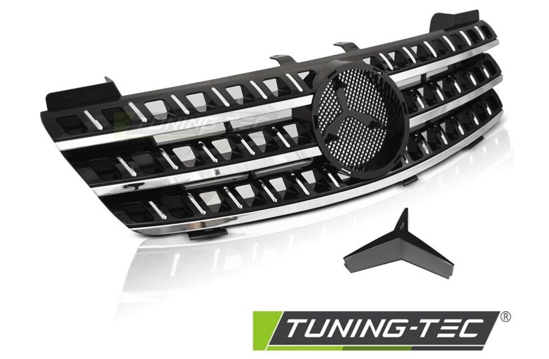 Grill geschikt voor Mercedes W164 05-08 zwart chroom