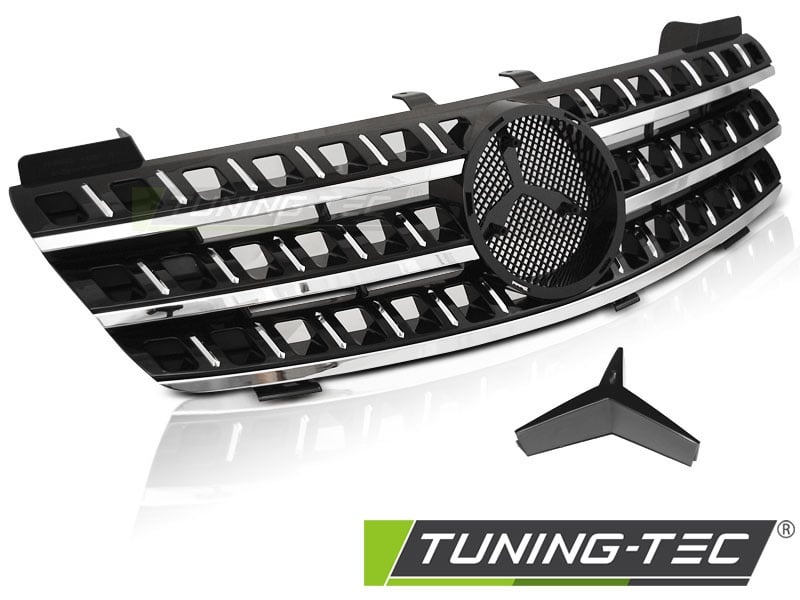 Grill geschikt voor Mercedes W164 05-08 zwart chroom
