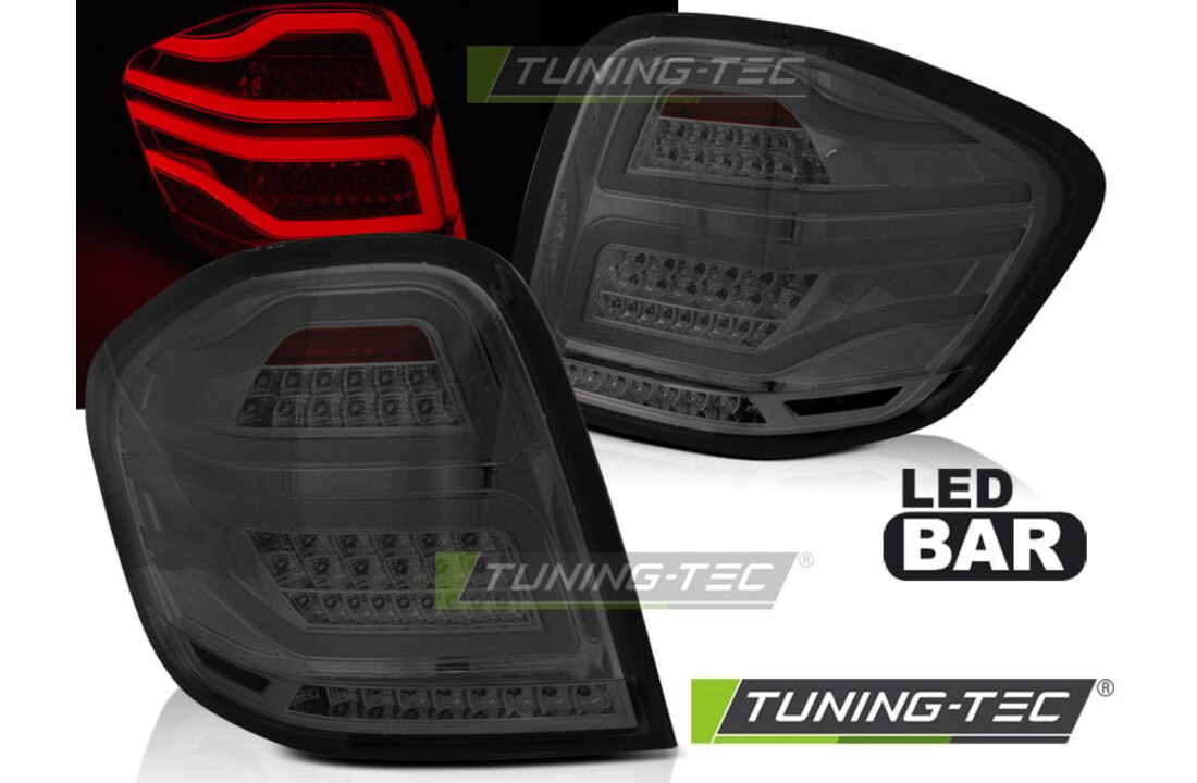 Achterlichten geschikt voor Mercedes M-Klasse W164 05-08 smoke LED