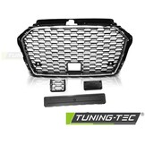 Grill AUDI A3 (8V) 17- RS3 STIJL CHROOM ZWART
