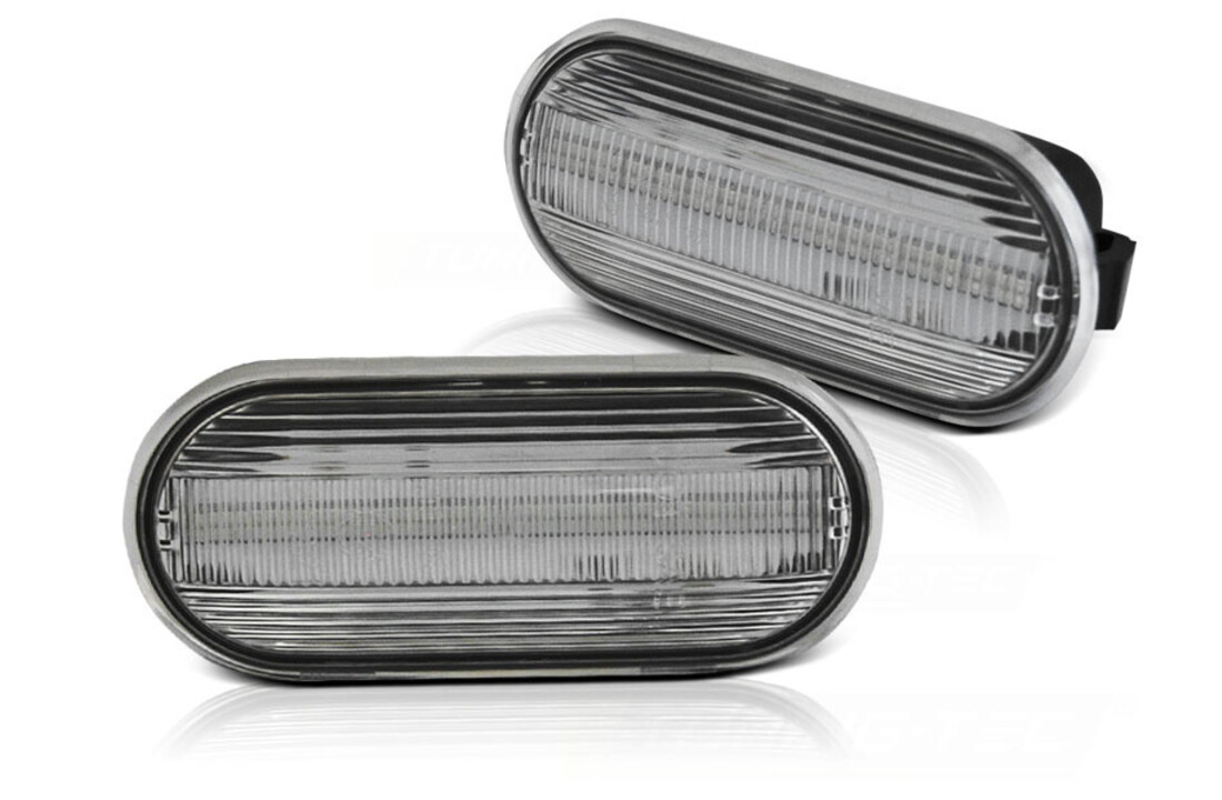 Zijkant knipperlichten geschikt voor VW Golf 4/Bora 95-/Golf 3 95-/Ibiza 95-99/Toledo wit LED