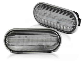 Zijkant knipperlichten geschikt voor VW Golf 4/Bora 95-/Golf 3 95-/Ibiza 95-99/Toledo wit LED