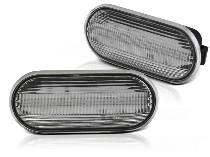 Zijkant knipperlichten geschikt voor VW Golf 4/Bora 95-/Golf 3 95-/Ibiza 95-99/Toledo wit LED
