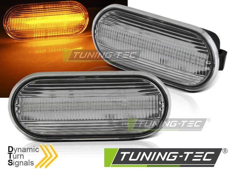 Zijkant knipperlichten geschikt voor VW Golf 4/Bora 95-/Golf 3 95-/Ibiza 95-99/Toledo wit LED